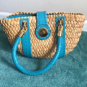 Michael Kors straw tote